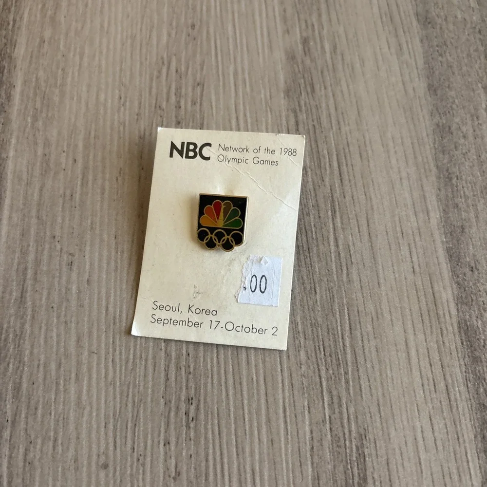 NBC TV Network Olympic Games‎ 1988 Seoul Korea NOS New Peacock Logo Peacock